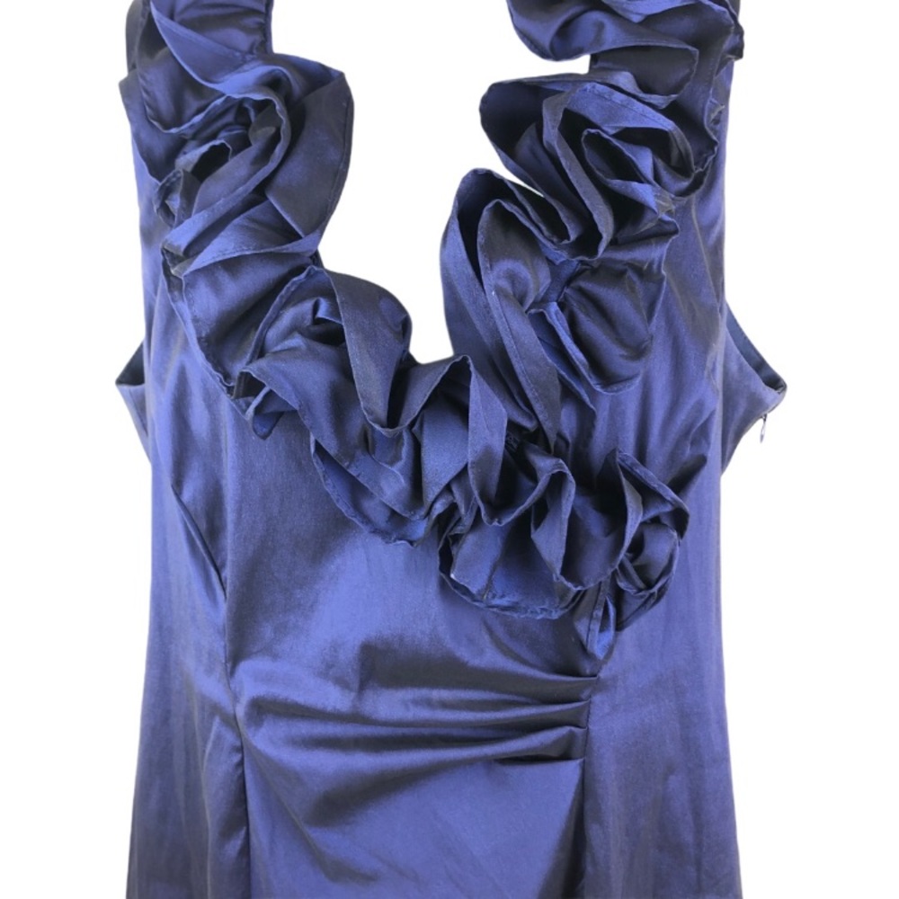 Navy blue evening dress